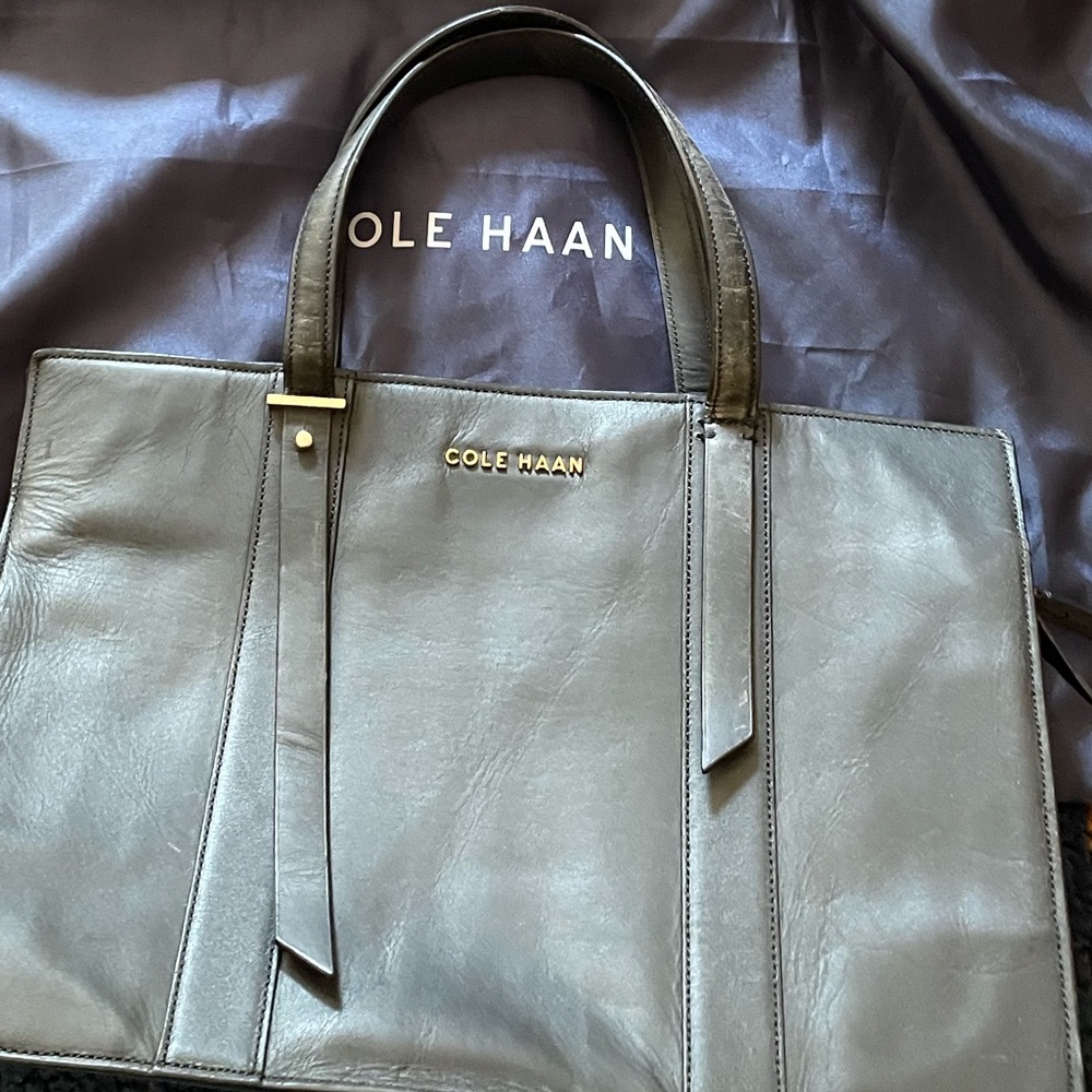 Cole Haan black Vestry satchel
